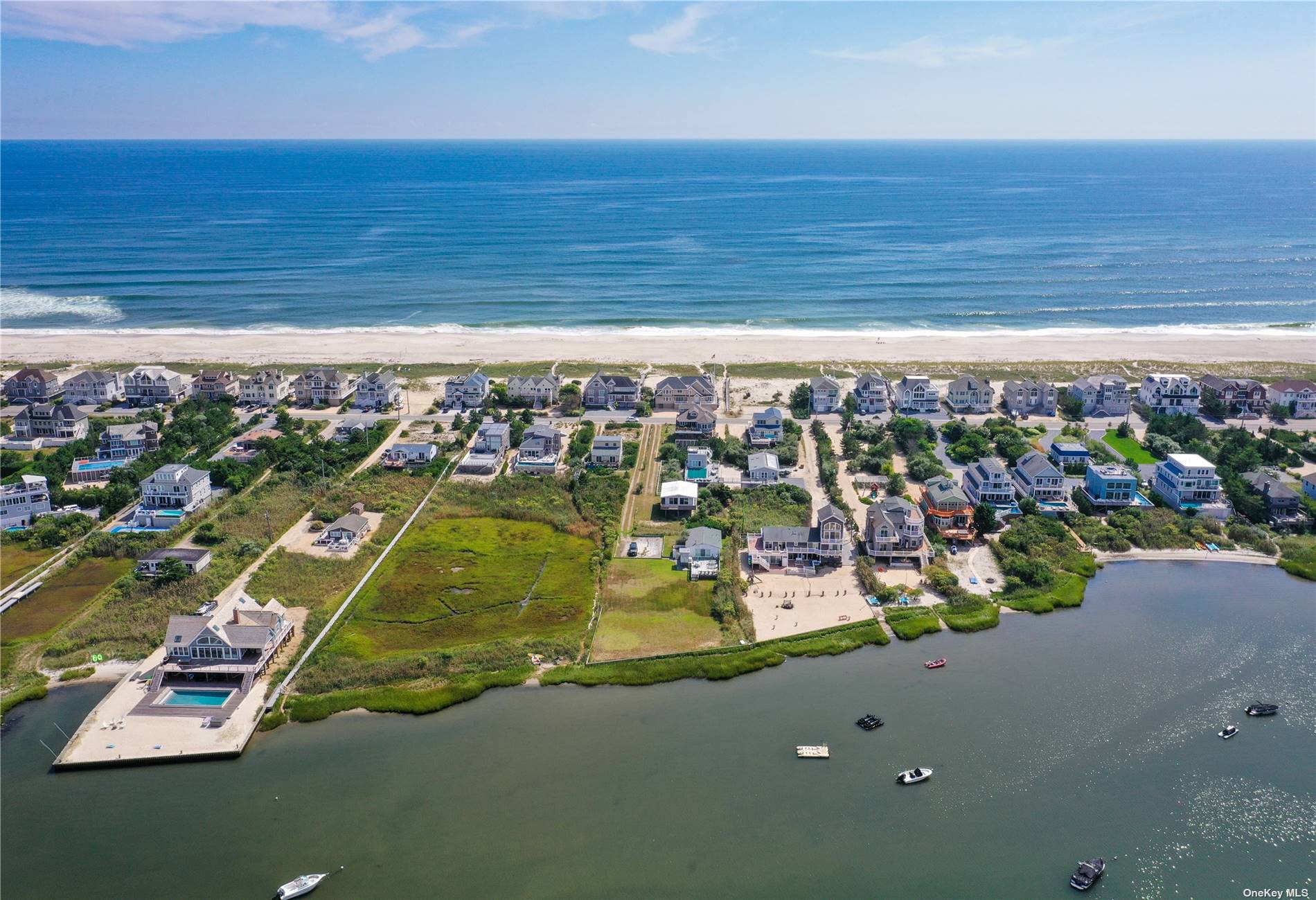 an aerial view of a ocean view