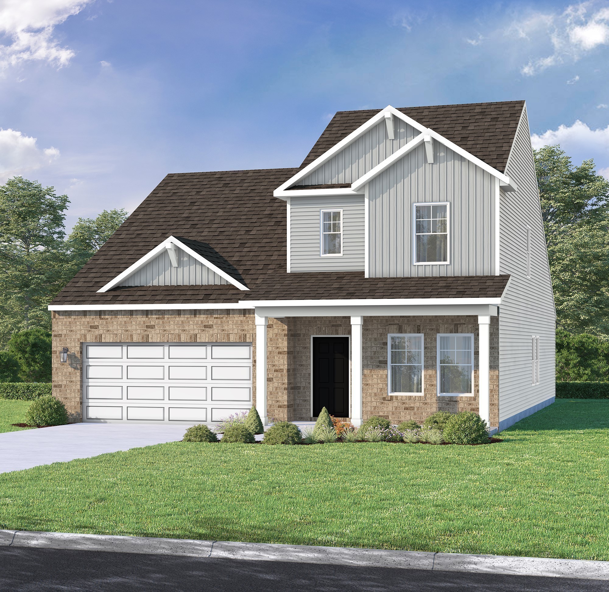 Craftsman 2 Elevation - Color Selections will vary