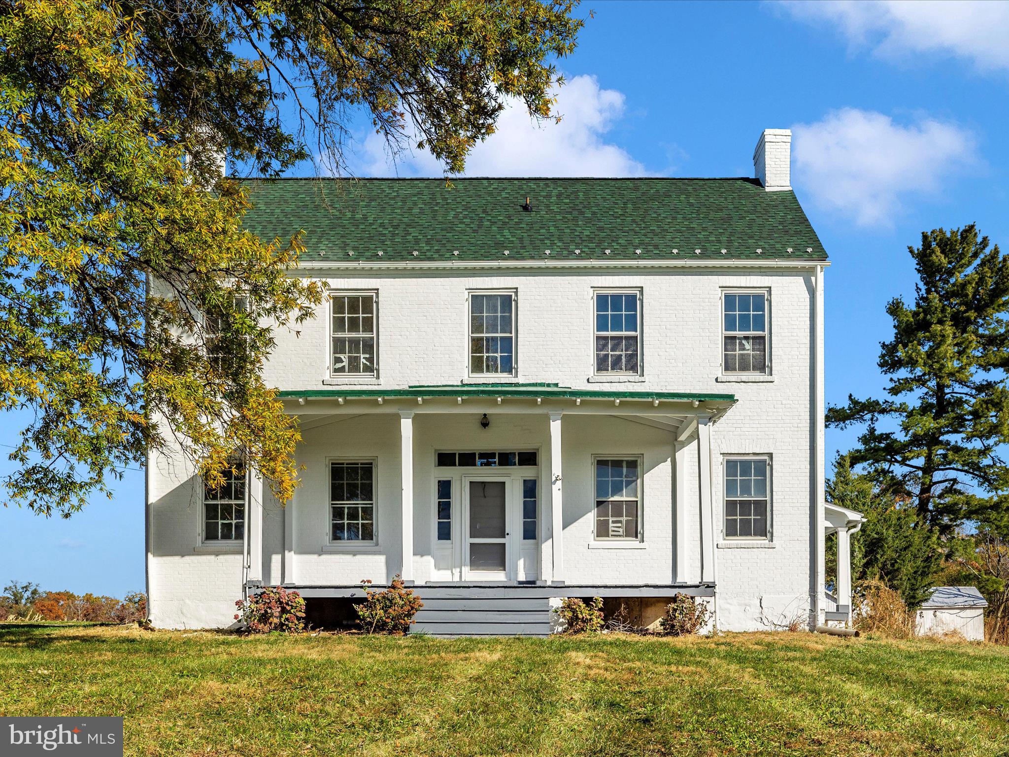 front view of house with a yard