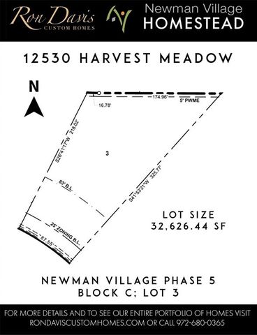 $1,300,000 | 12530 Harvest Meadow Drive | Frisco