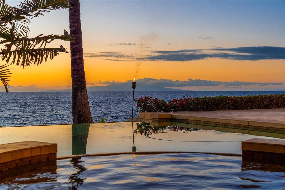 a view of ocean from a balcony