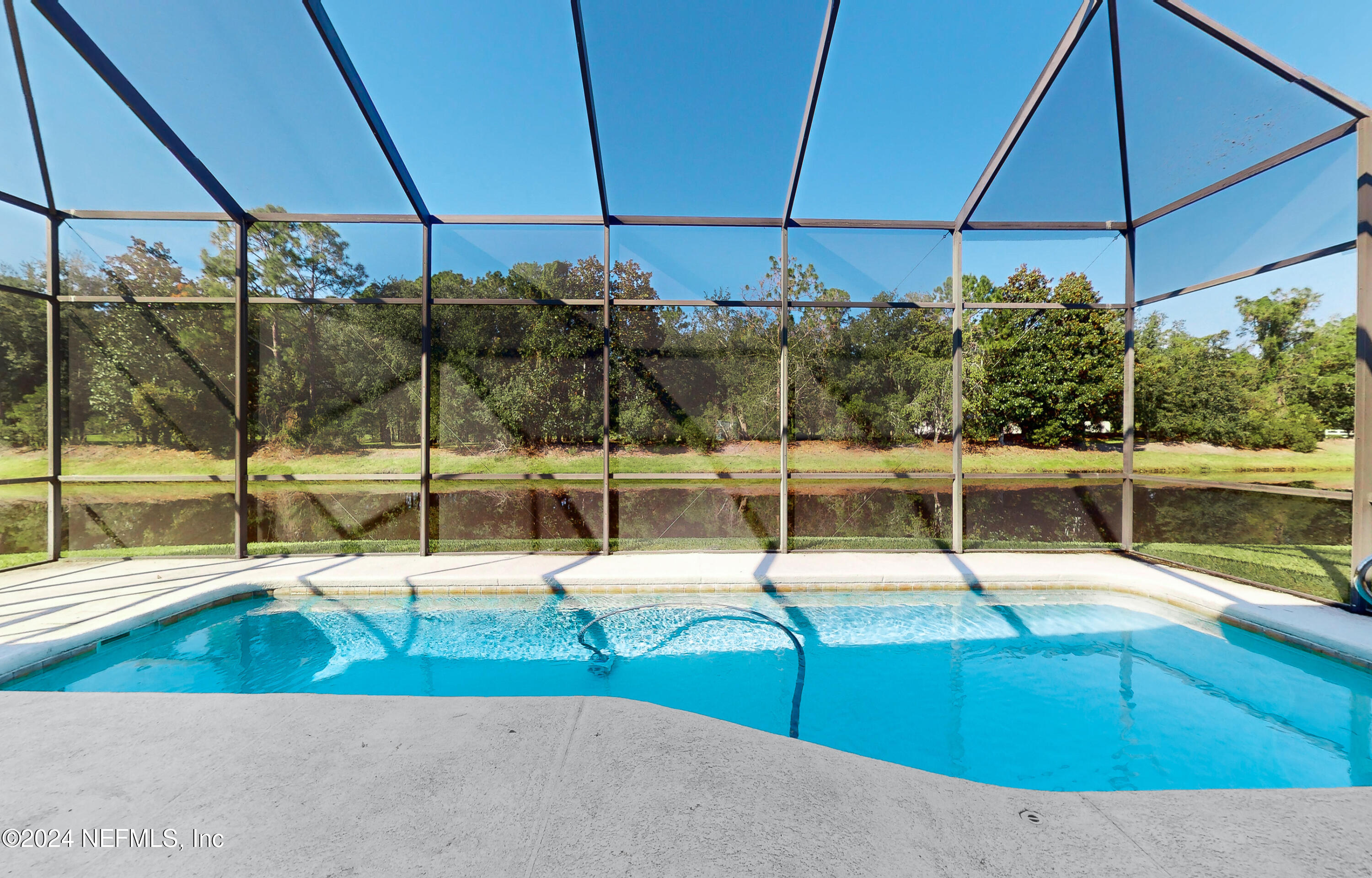 a view of a swimming pool