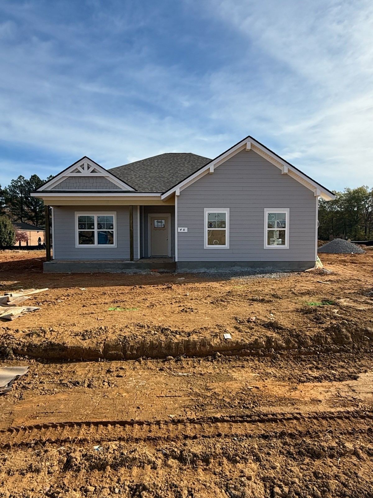 Welcome to 48 Stillwater Way, Tullahoma, TN. The subdivision features natural gas, sidewalks, underground utilities. The house will have Bermuda sod front yard & landscaping package.