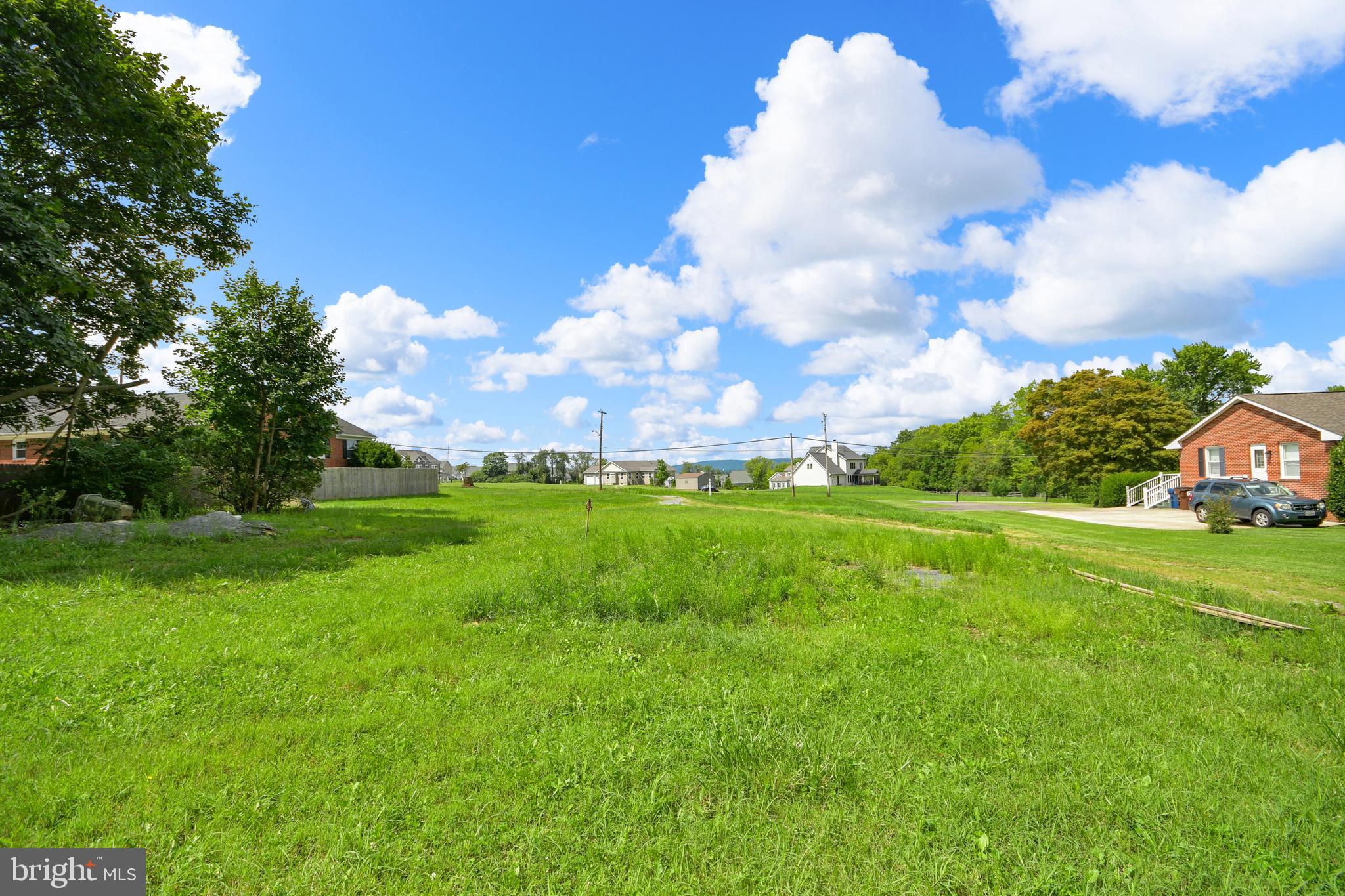 a view of a green field