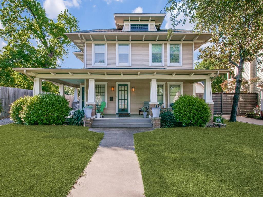 front view of a house and a yard