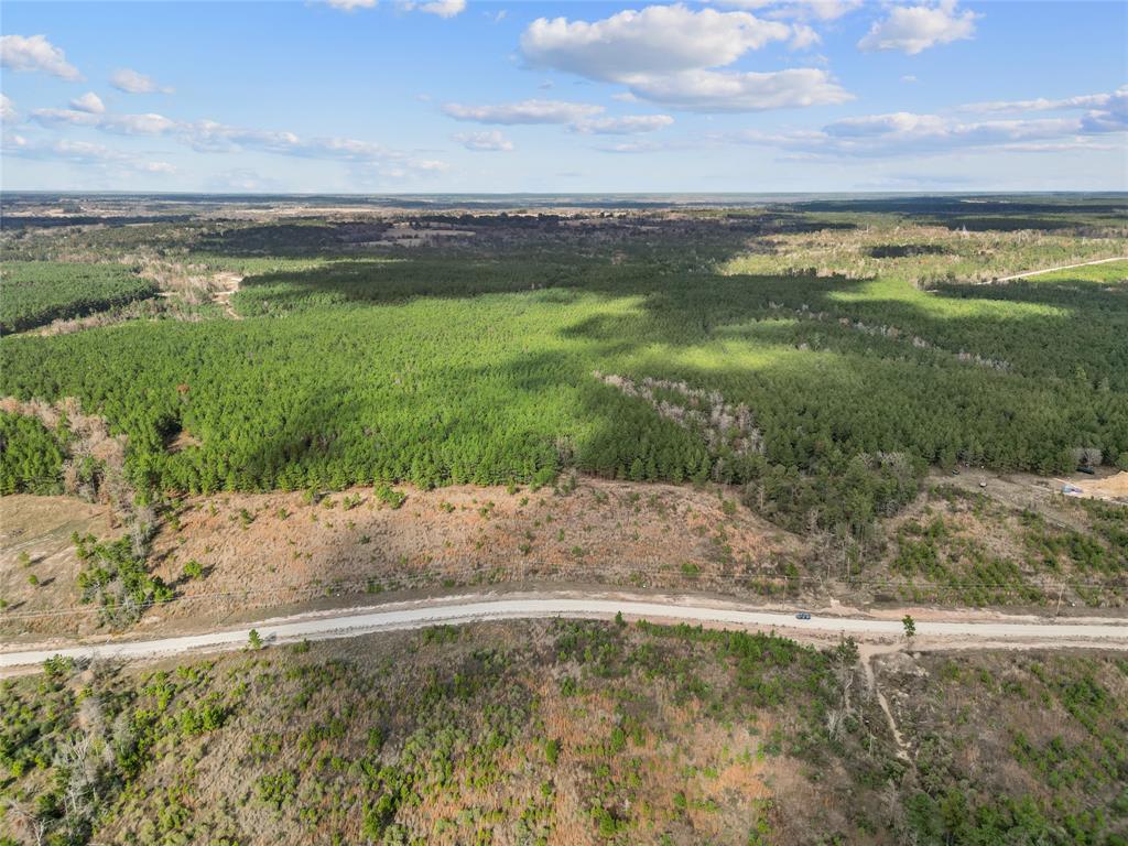 Welcome to Lot 123, located in The Ranches at Lone Star Ridge! This aerial shot provides a bird’s-eye perspective of the 10.01-acre lot, showcasing its expansive wooded terrain and natural surroundings.