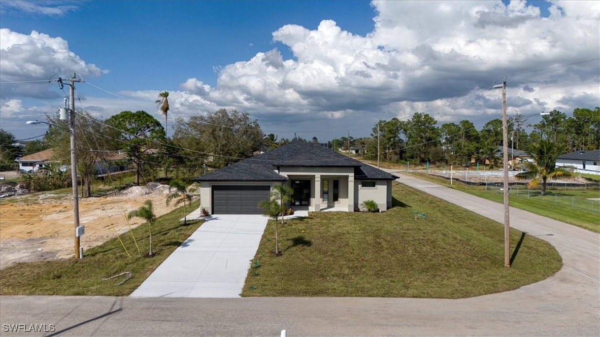 a view of a house with entertaining space