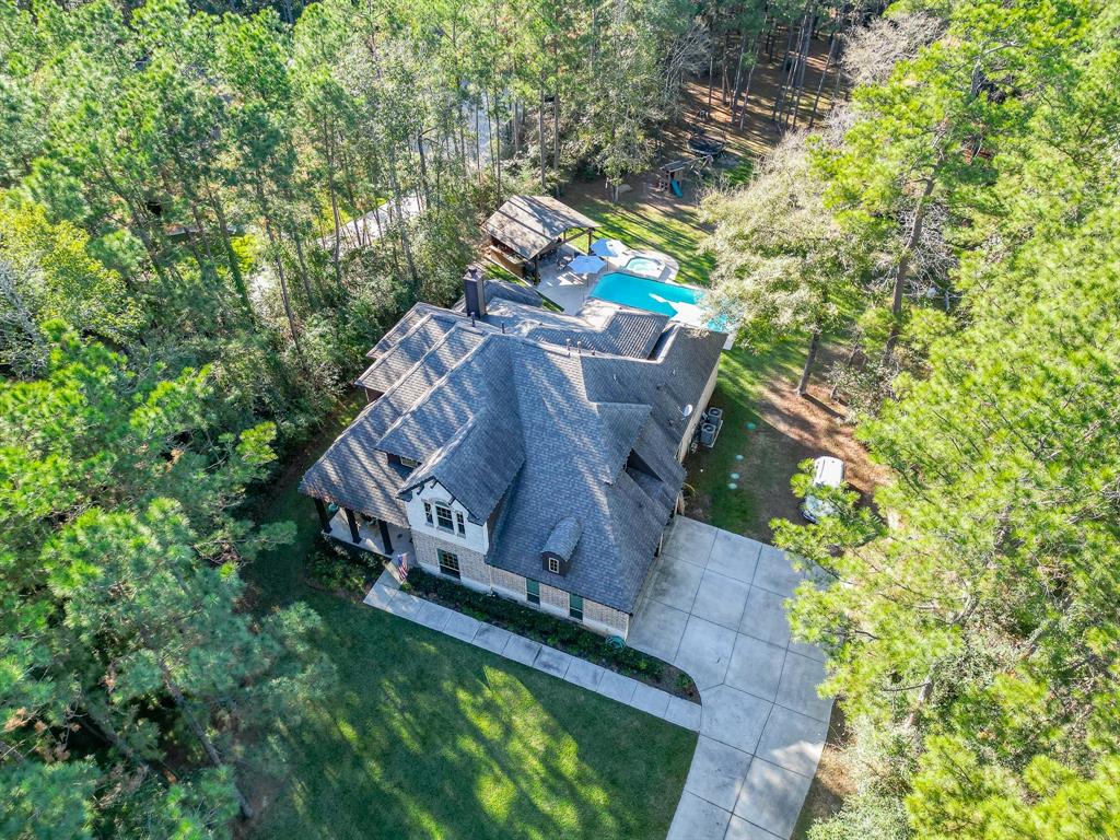 1.7 acres surrounded by lush trees for privacy