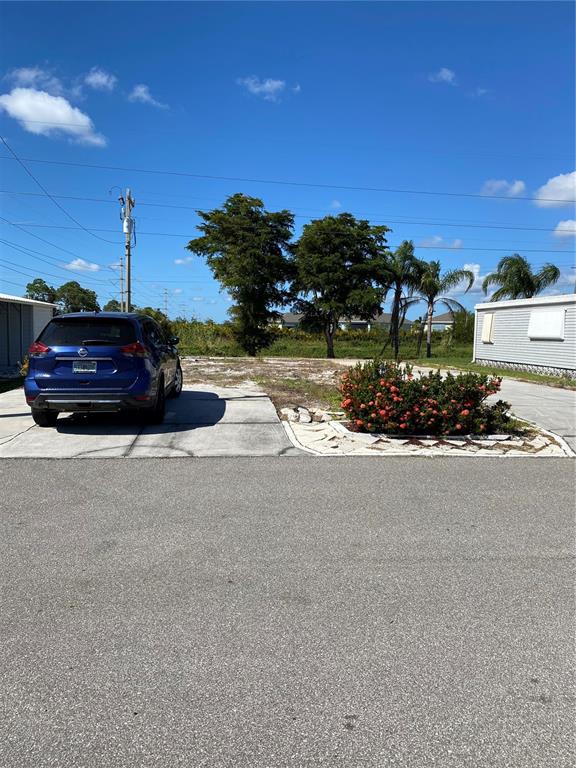 a car parked on the side of the road