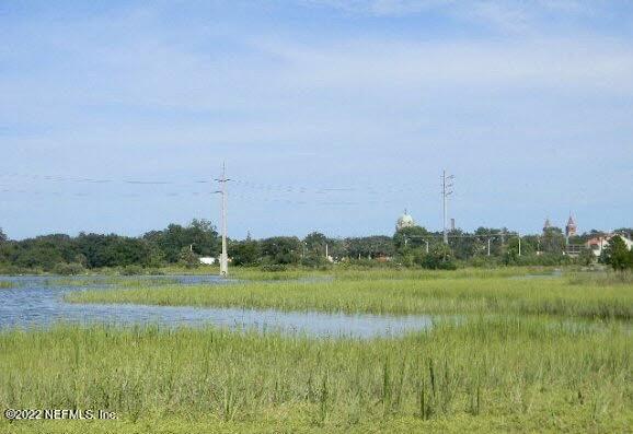 a view of a grassy field