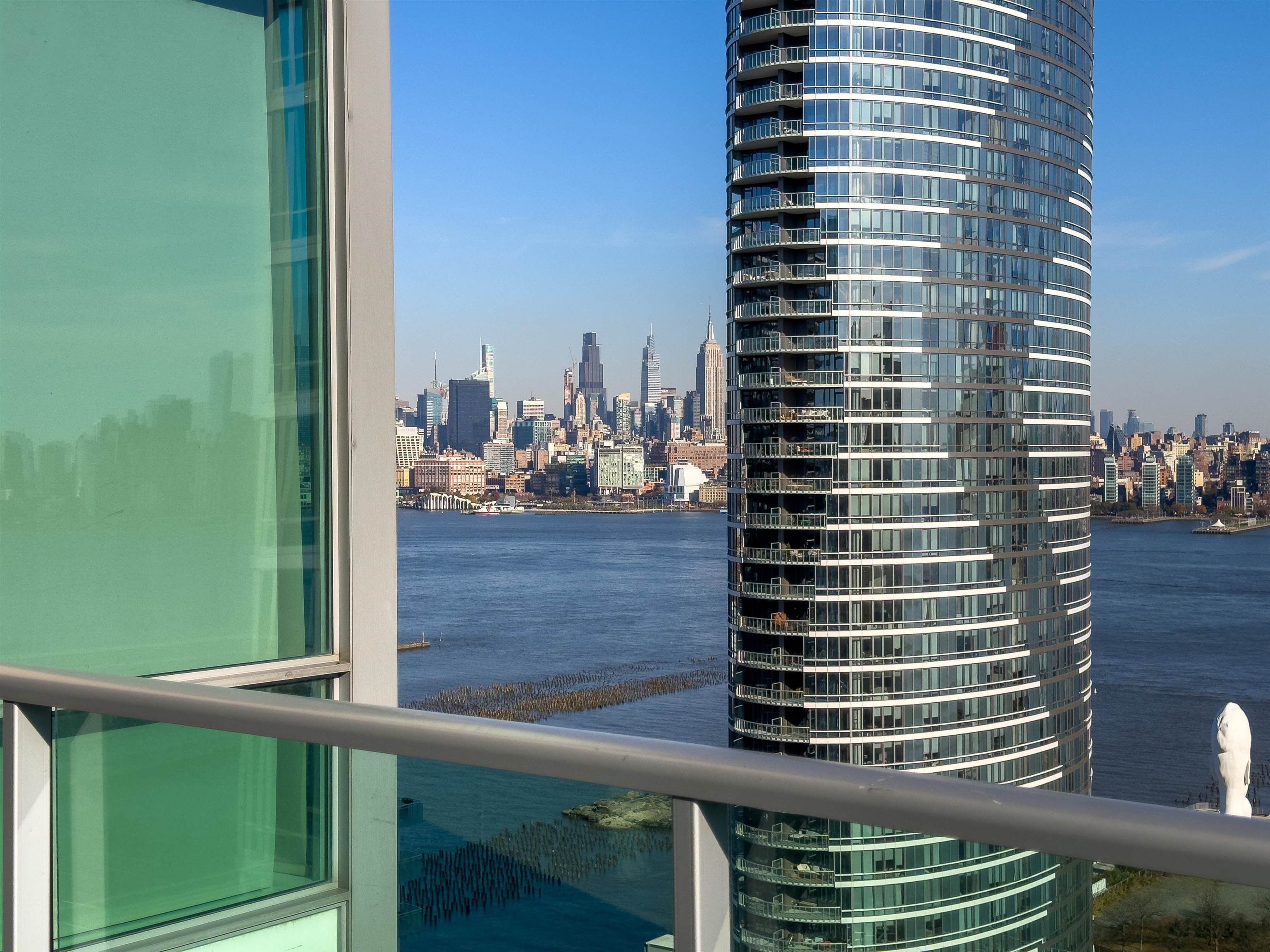 a view of balcony with outdoor view