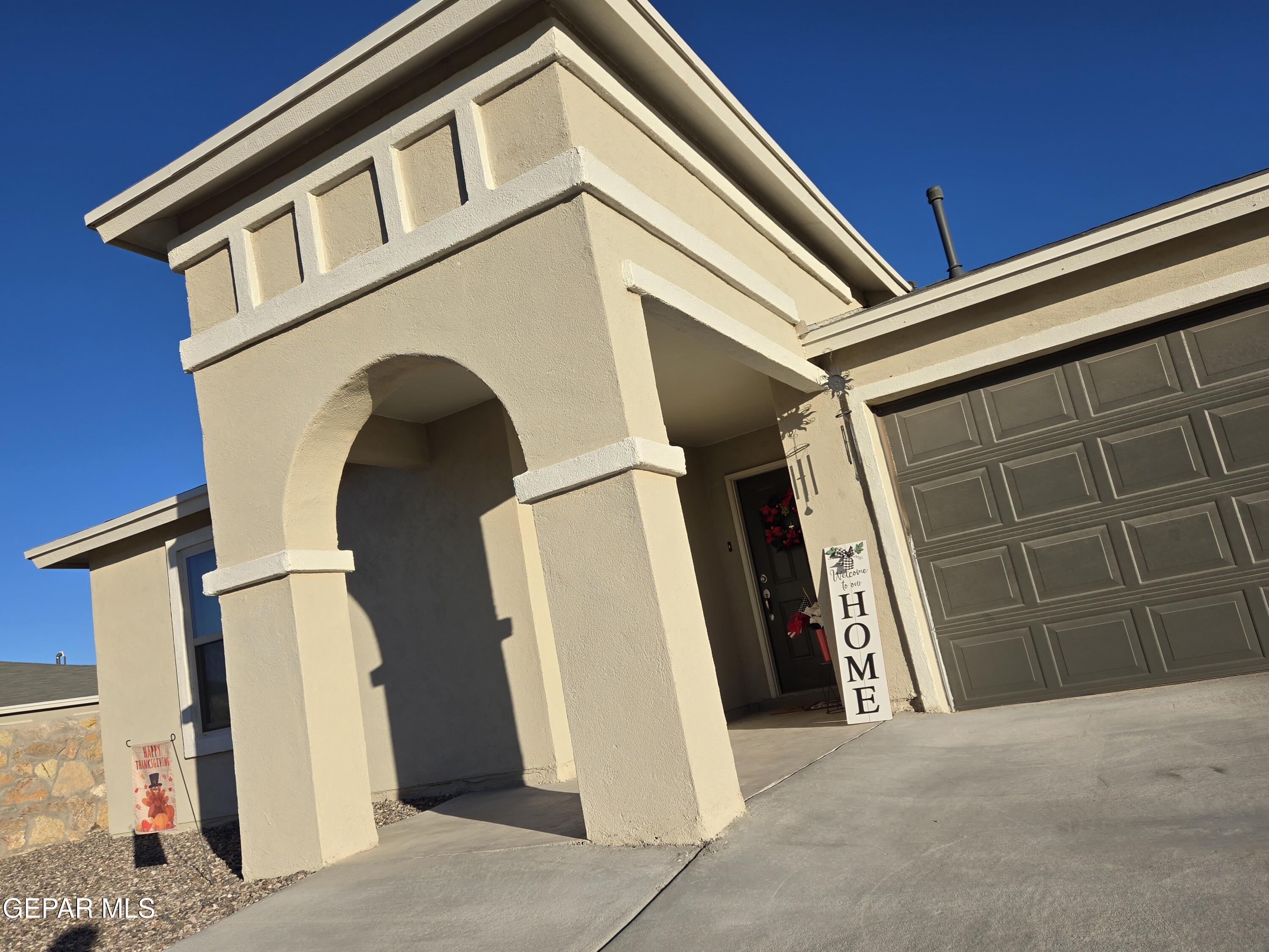 a view of front door