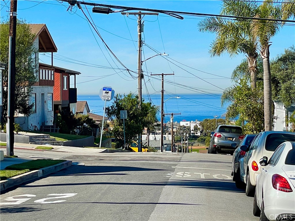 a view of street with cars