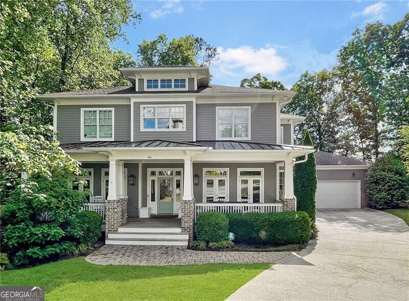 Gorgeous Craftsman in Historic Roswell on a sweet cul de sac.  Surrounded by newer construction homes on Long Circle.