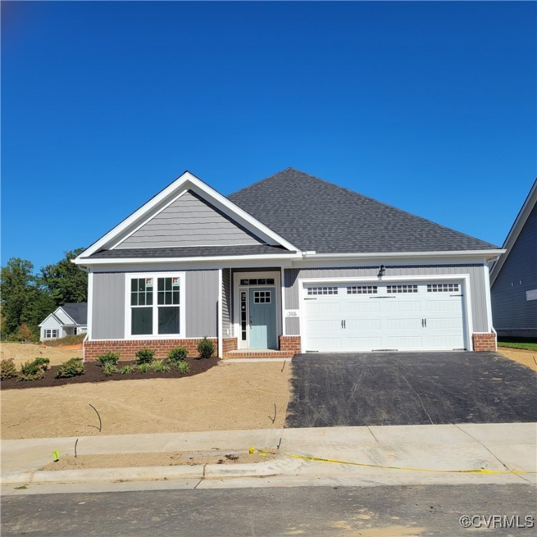 Exterior photo of ACTUAL home under construction n