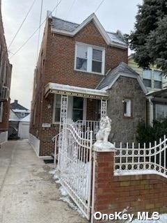 front view of a house with a porch