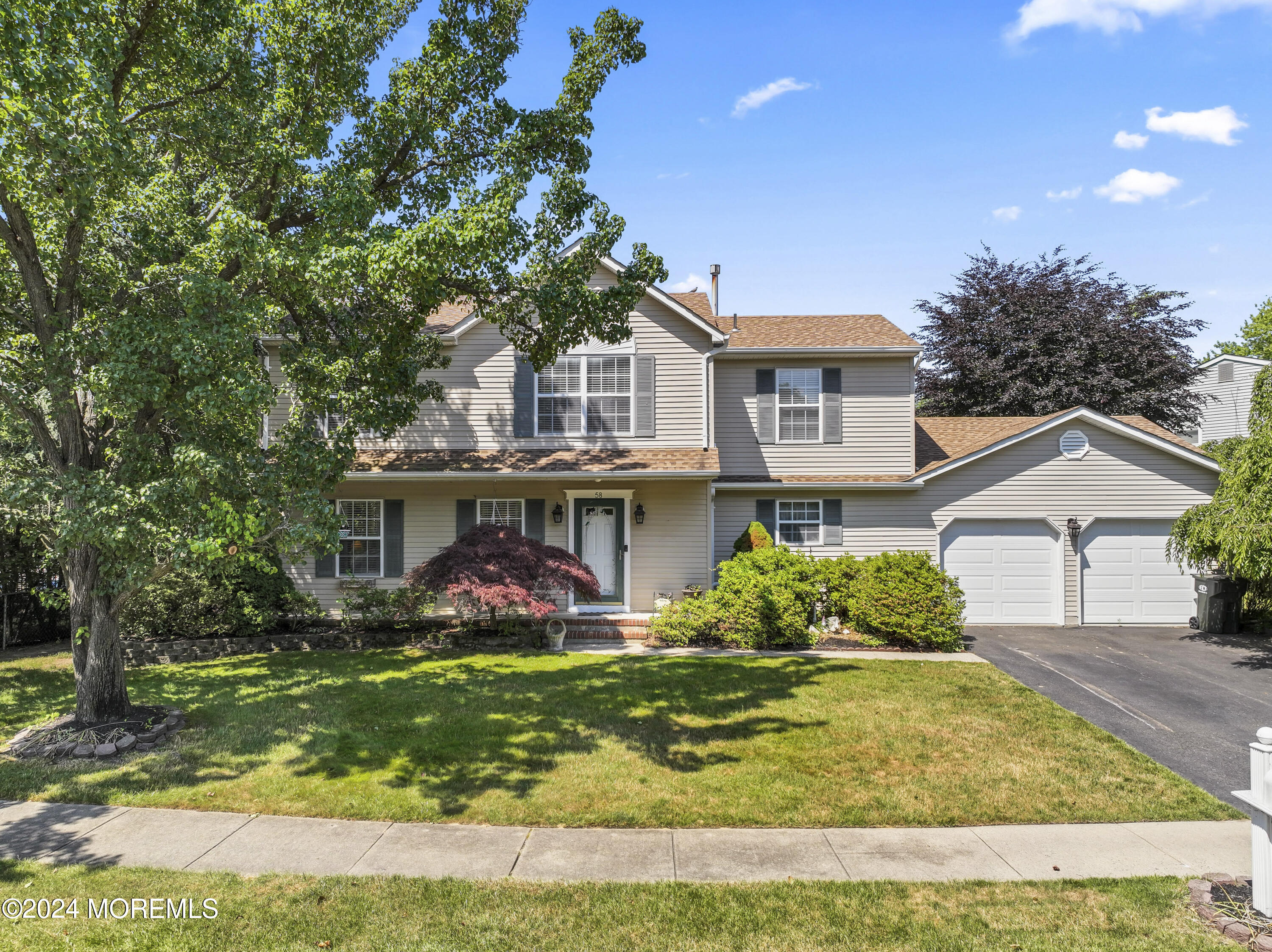 front view of house with a yard