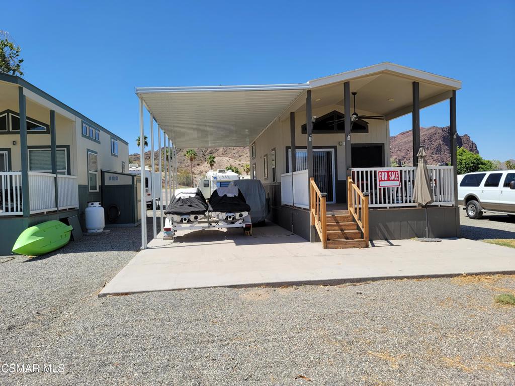 a view of a house with a patio