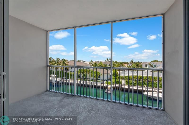 a view of a balcony