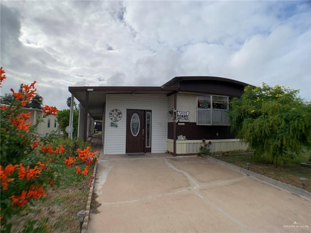 View of front of property with a porch