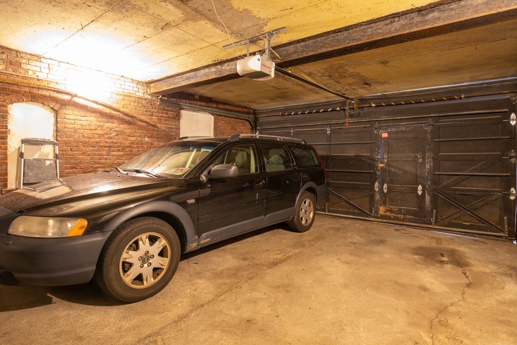 a view of a car garage