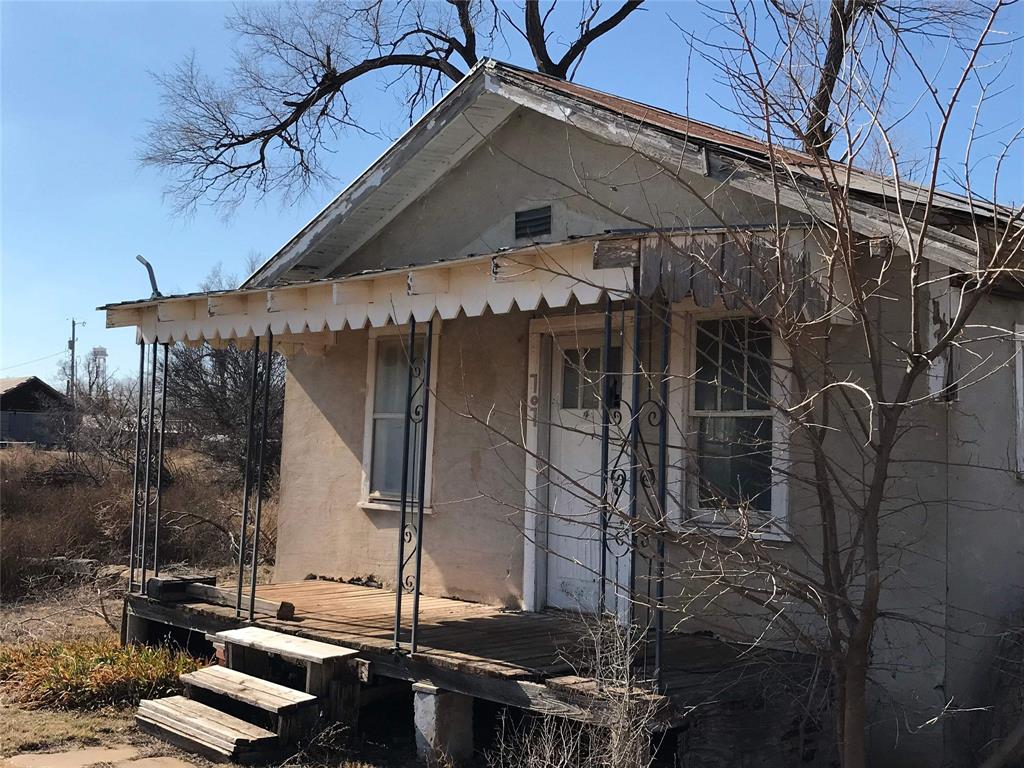 a view of a house with a door