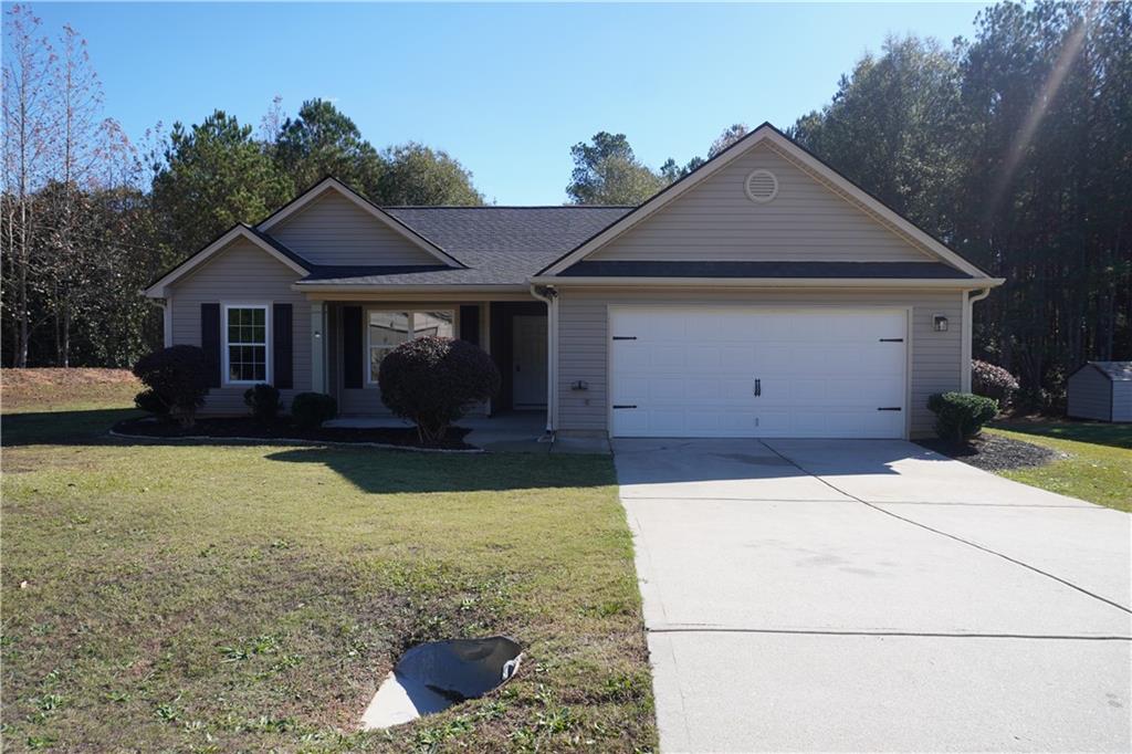 a front view of house with yard