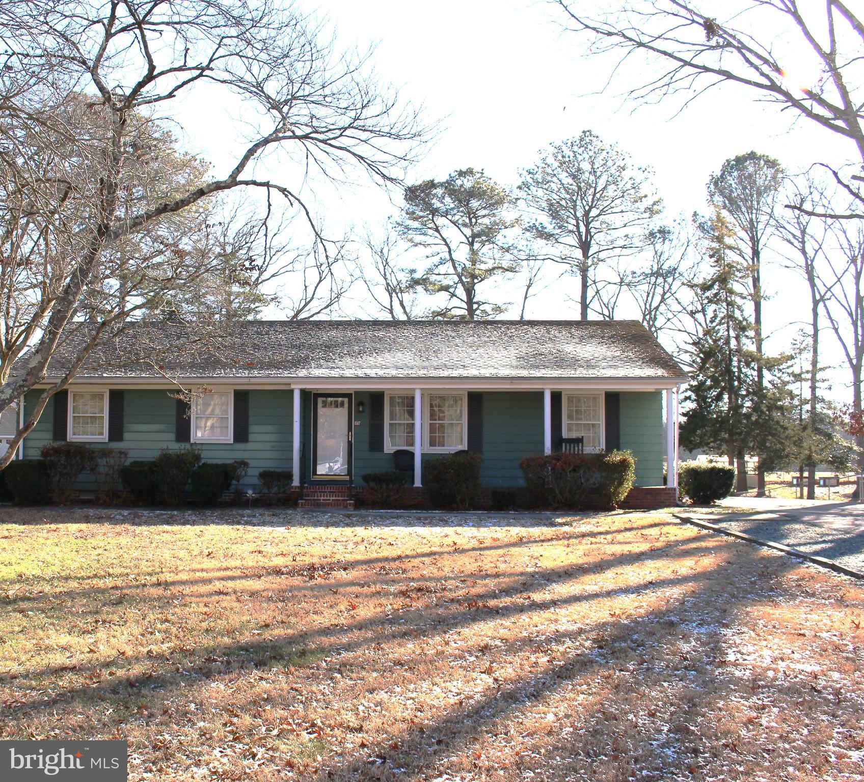 Front view of the home