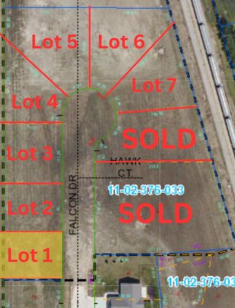 $18,900 | Lot 1 Falcon Drive | Gibson City