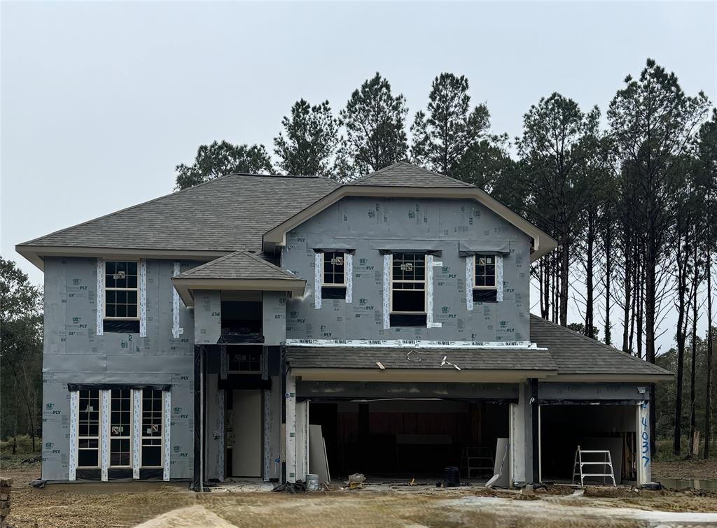 a front view of a house with a sink