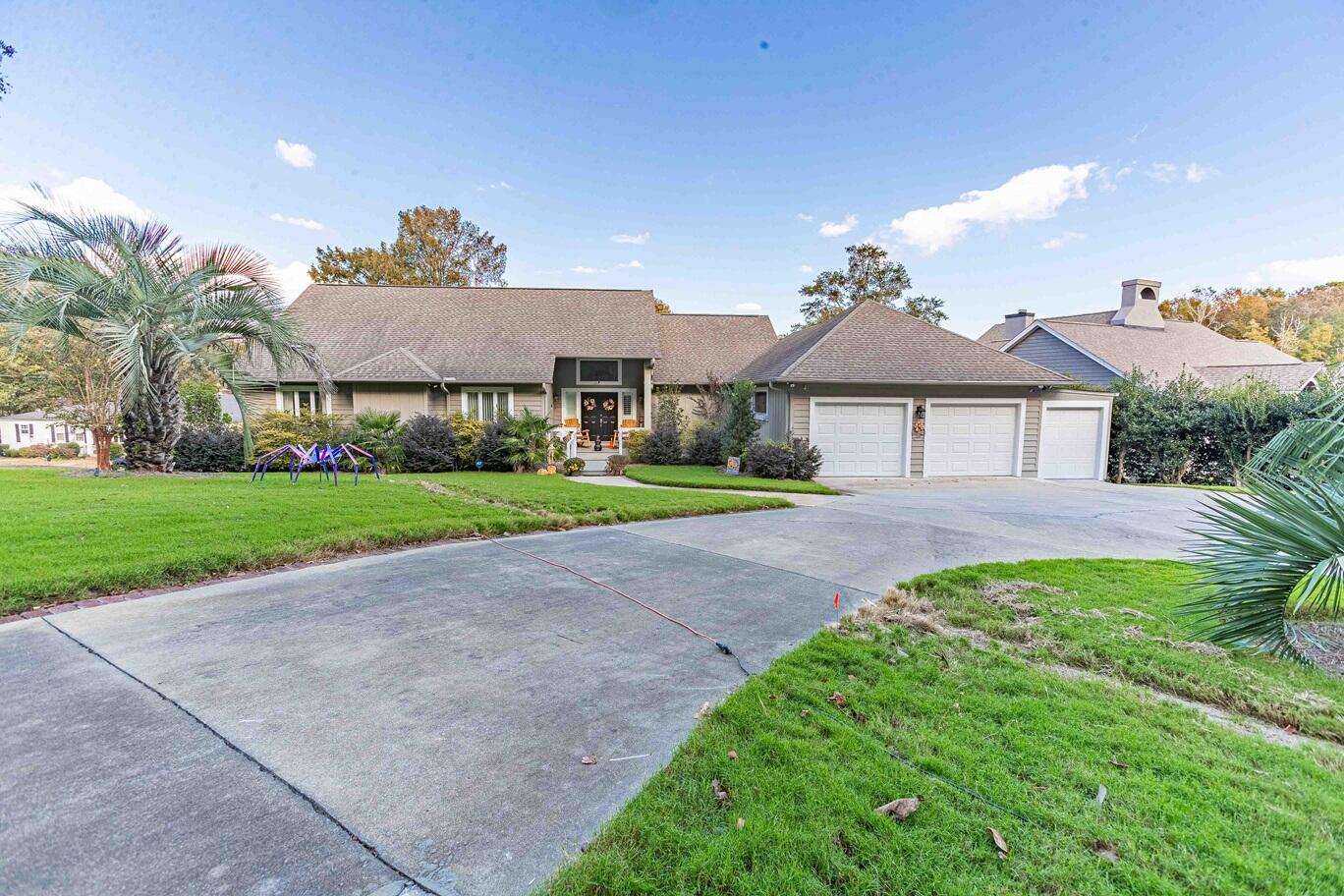 Front of Home, Plus Cart Garage