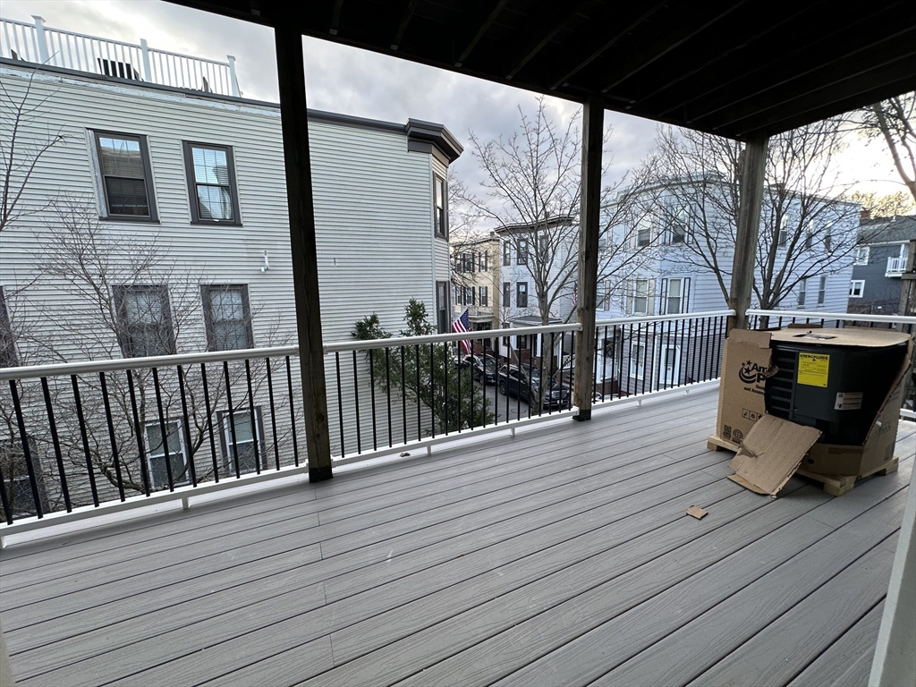 a view of a roof deck