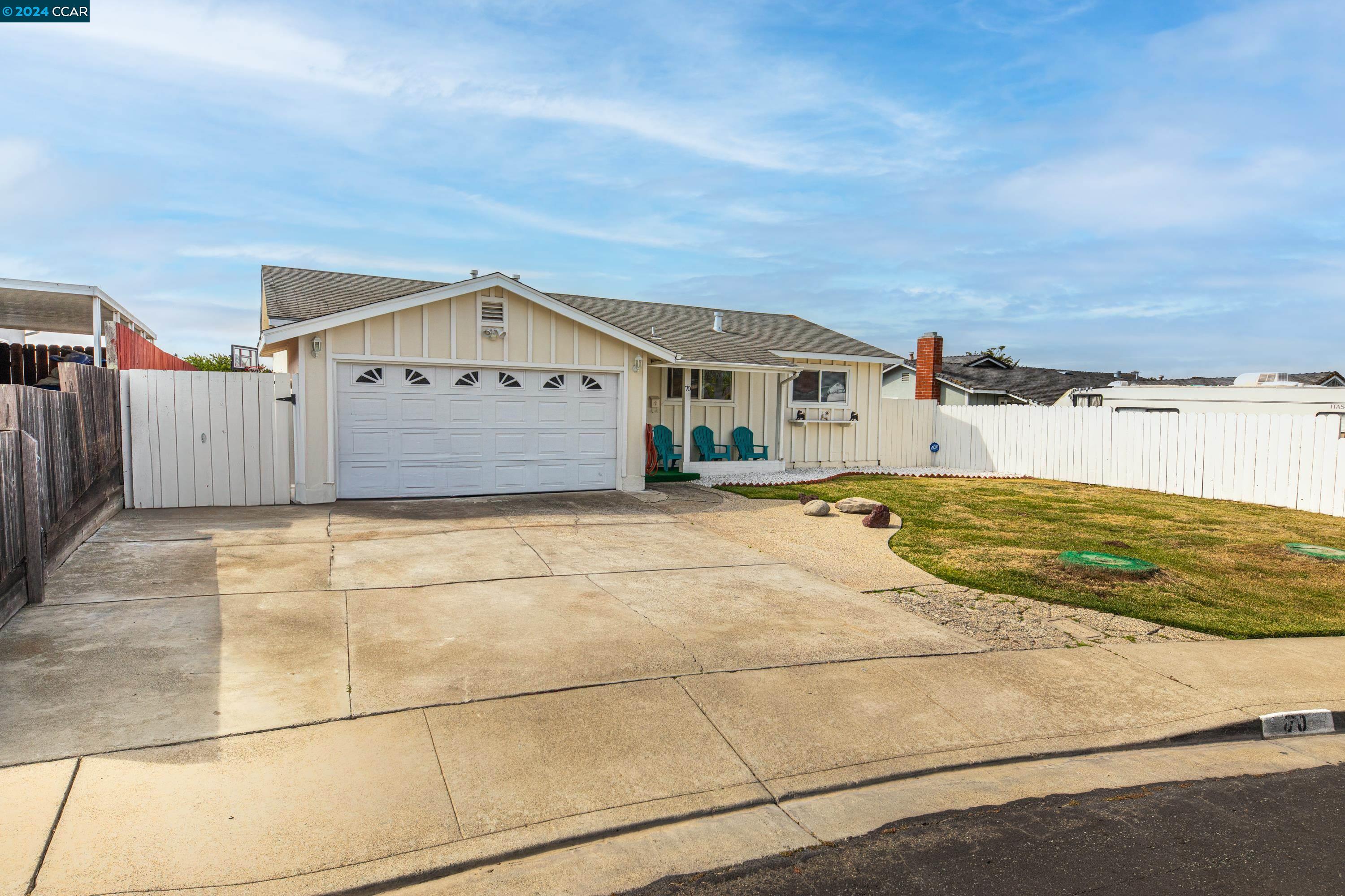 a view of a house with a outdoor space