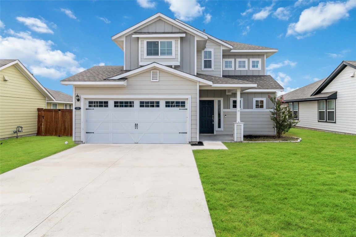 Green color added to grass & driveway stains removed