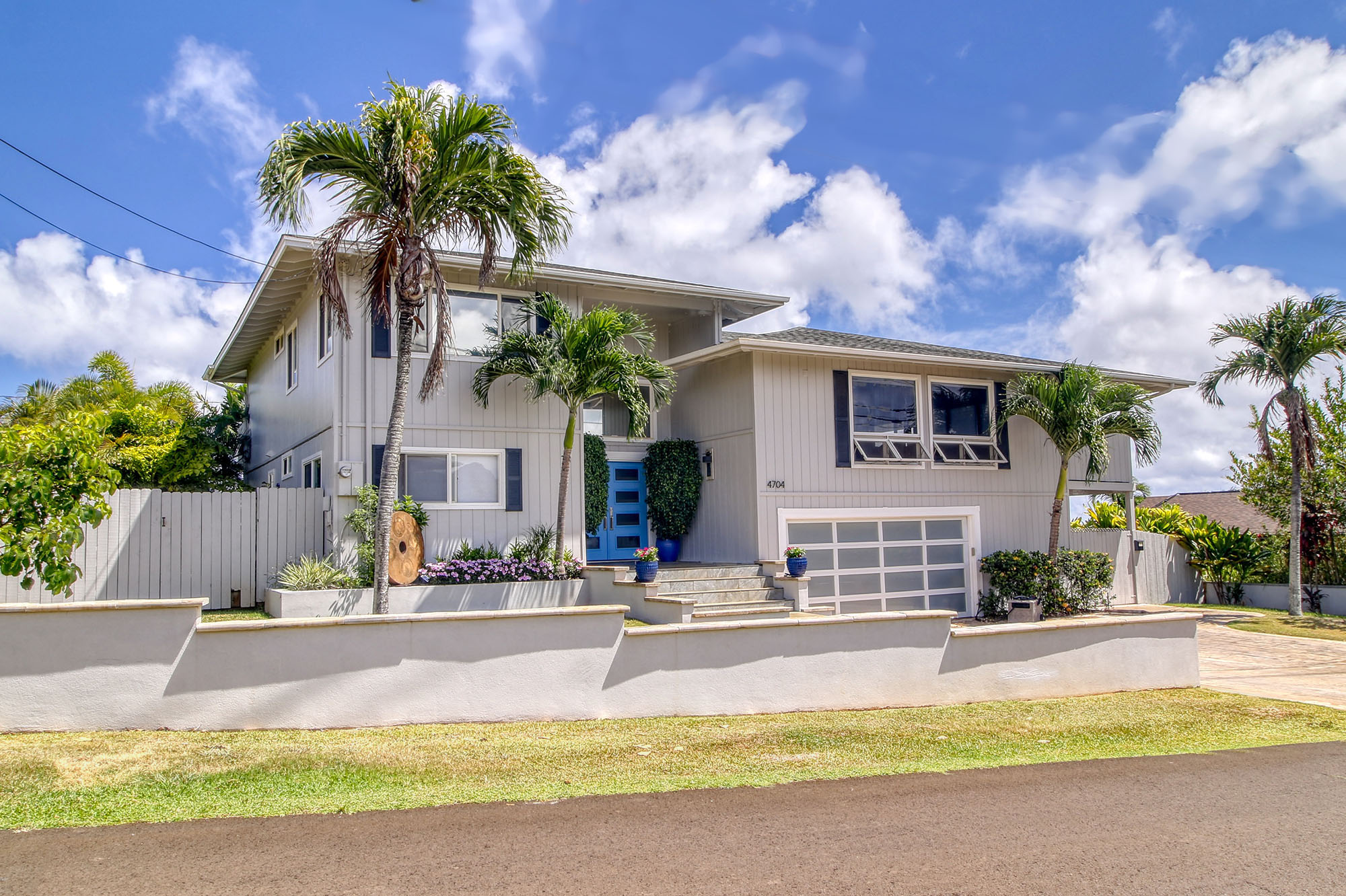 Welcome to 4704 Iwaena Road in Kapa'a, a beautiful highly remodeled ocean view home in walking distance of beaches and downtown Kapa'a.