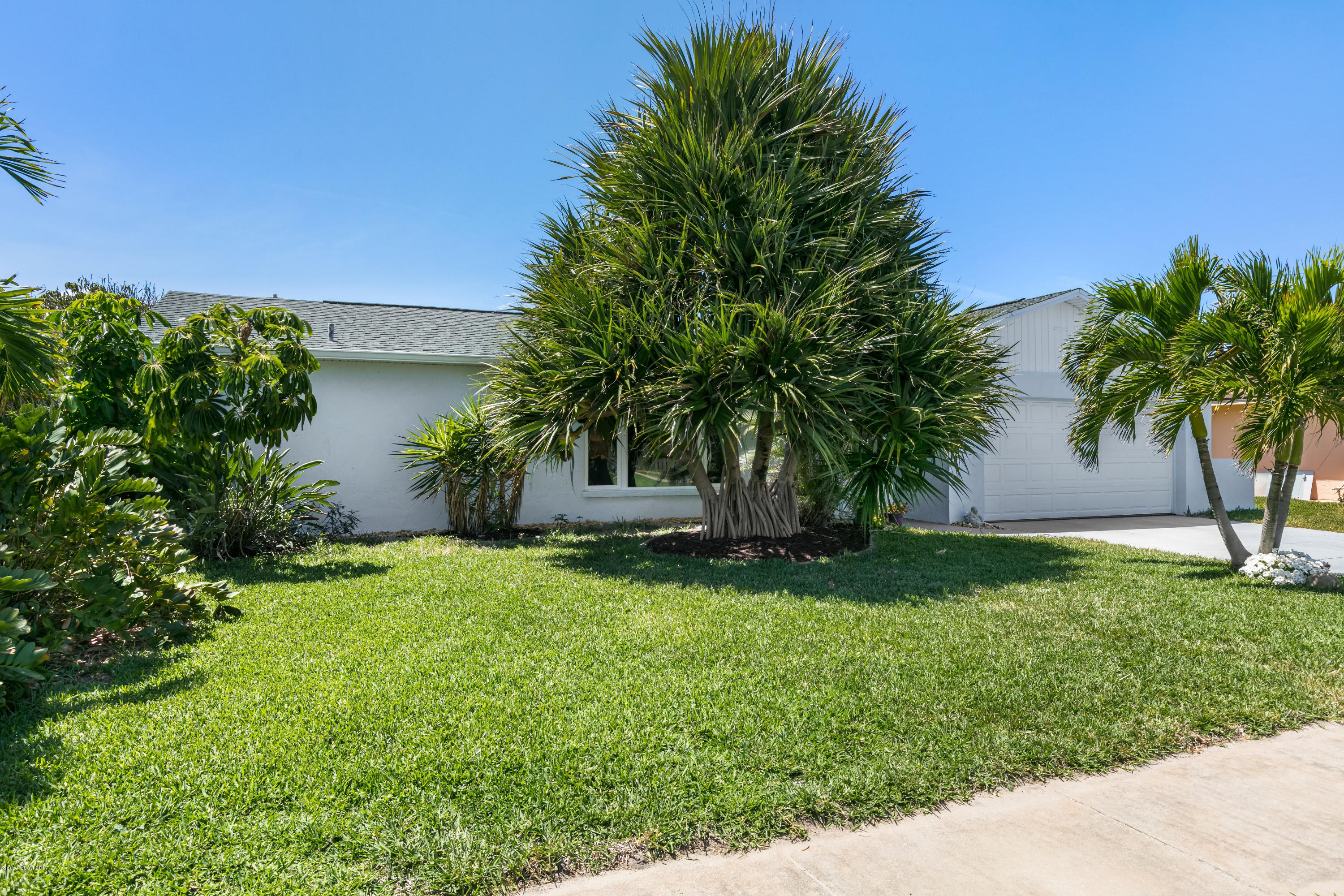 Newly Landscaped Front Yard