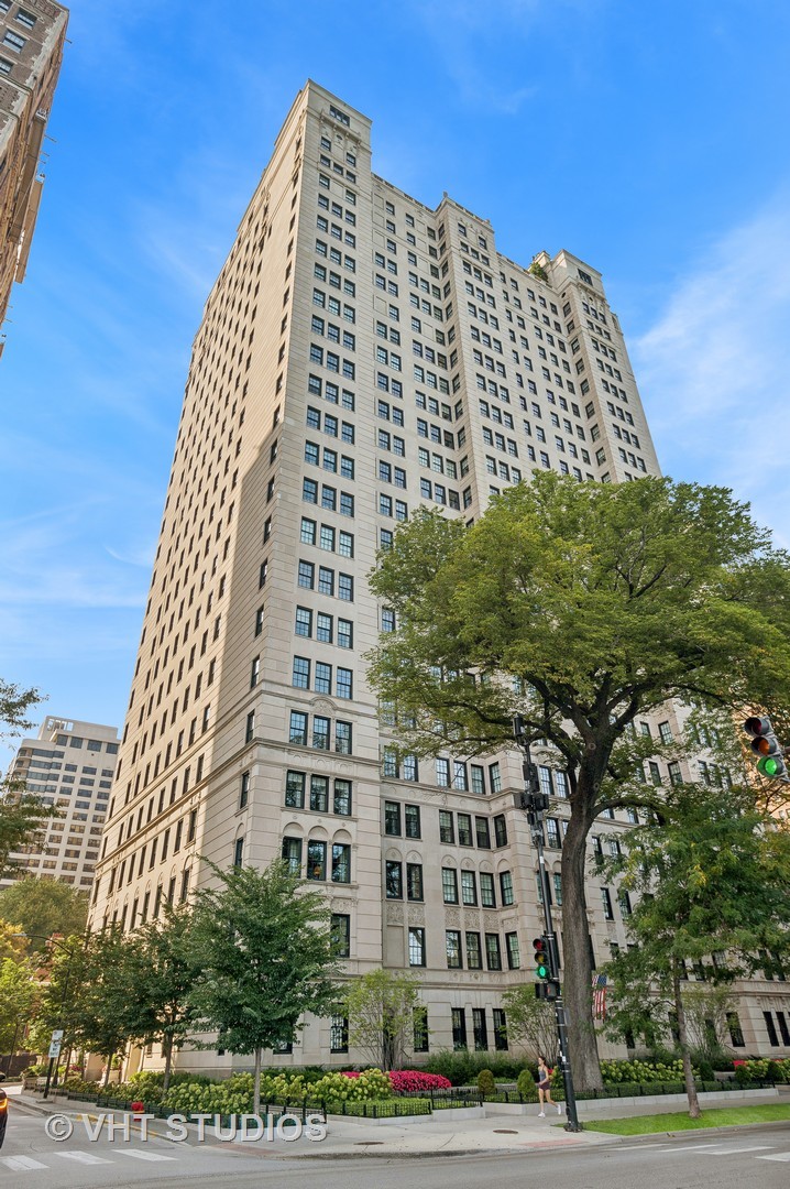 a front view of a building