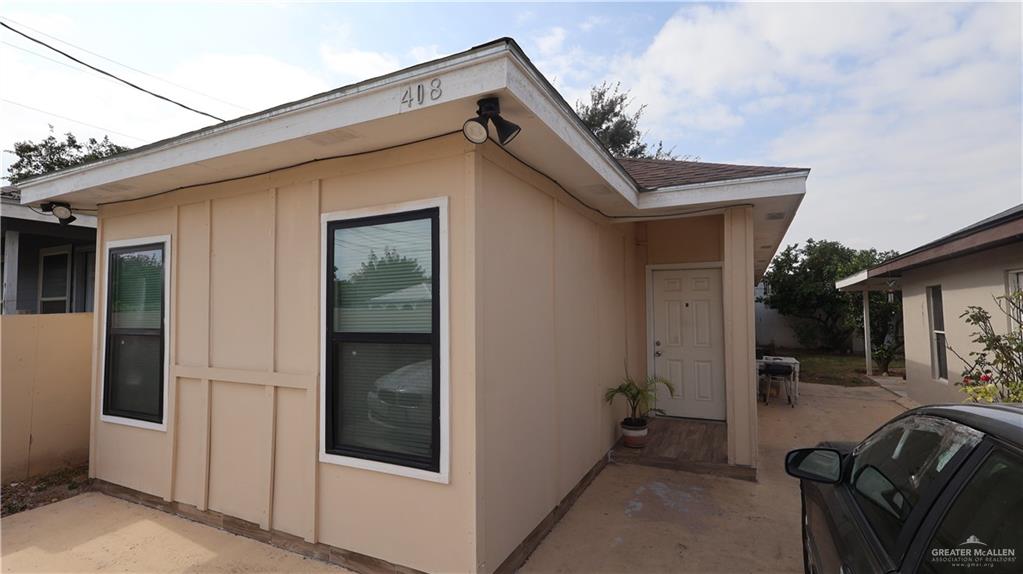 View of home's exterior featuring a patio area