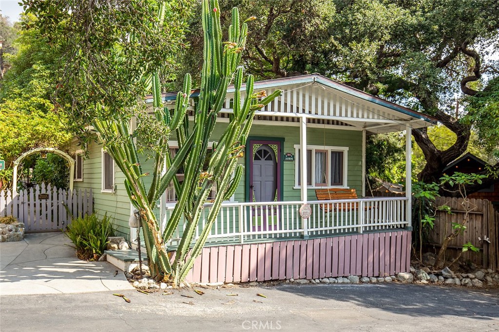 a view of a house with a deck