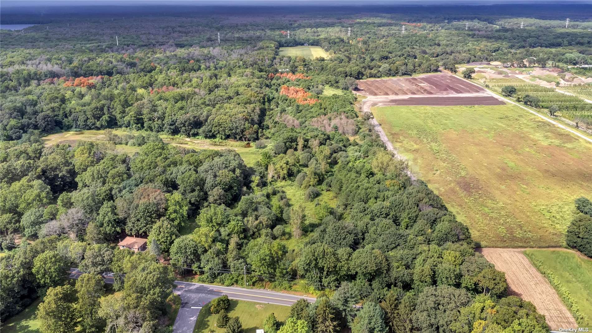 Flat terrain and open spaces on Long Island