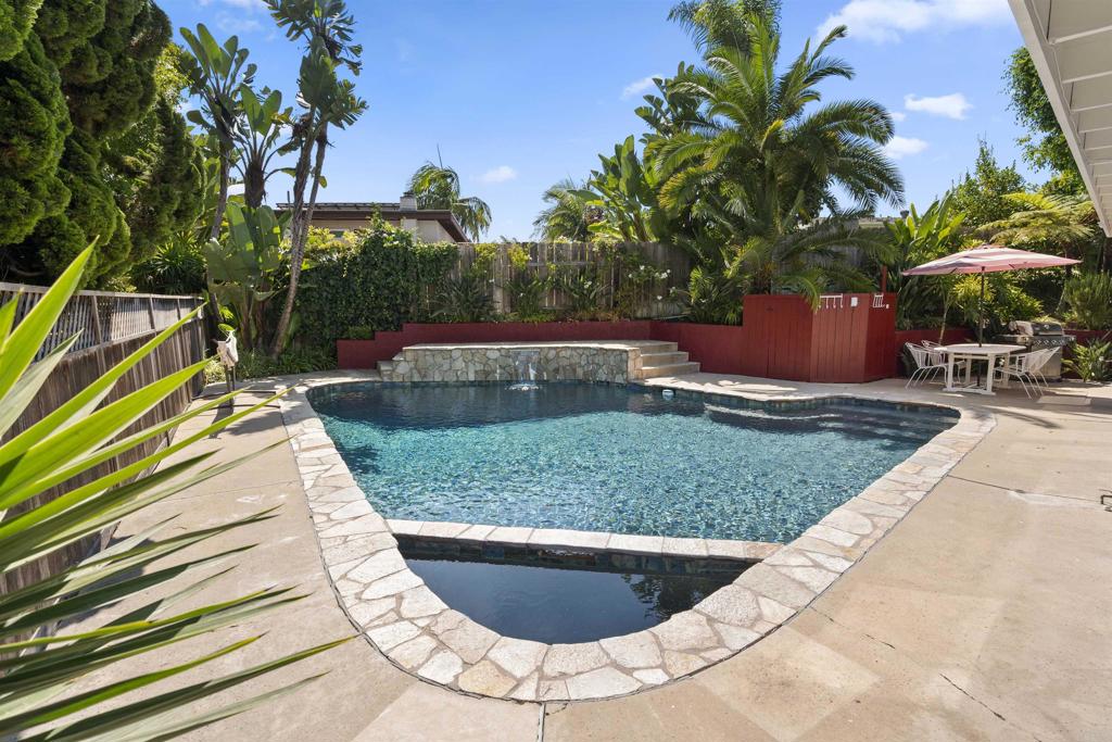 a view of outdoor space yard and swimming pool