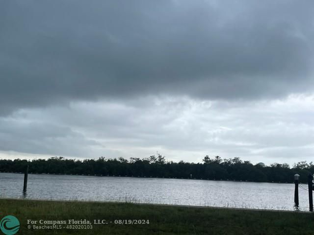 a view of outside with lake view