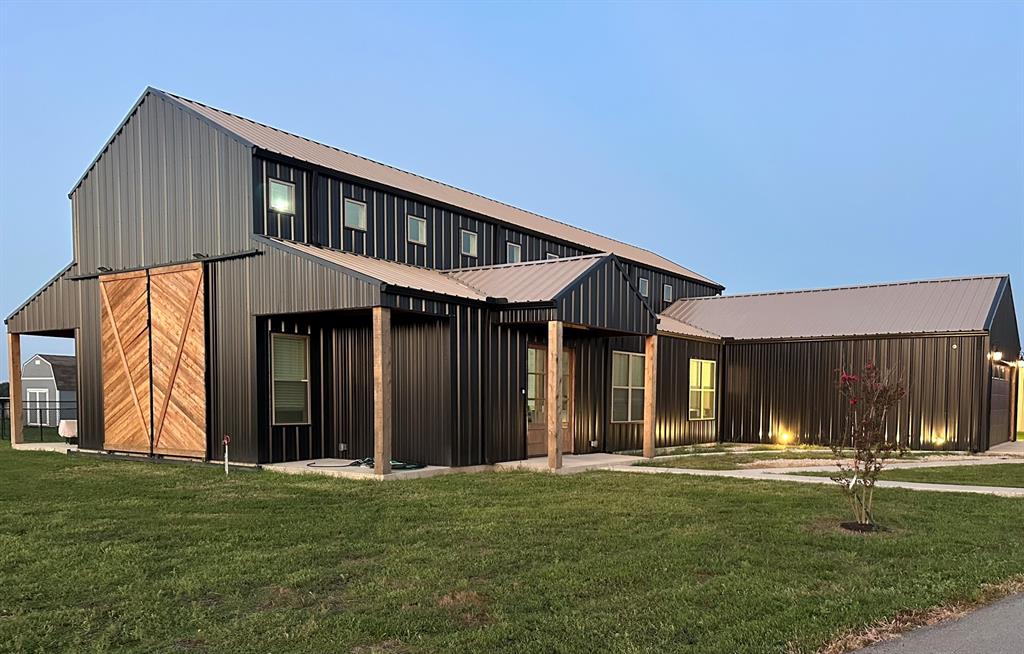 a front view of a house having yard