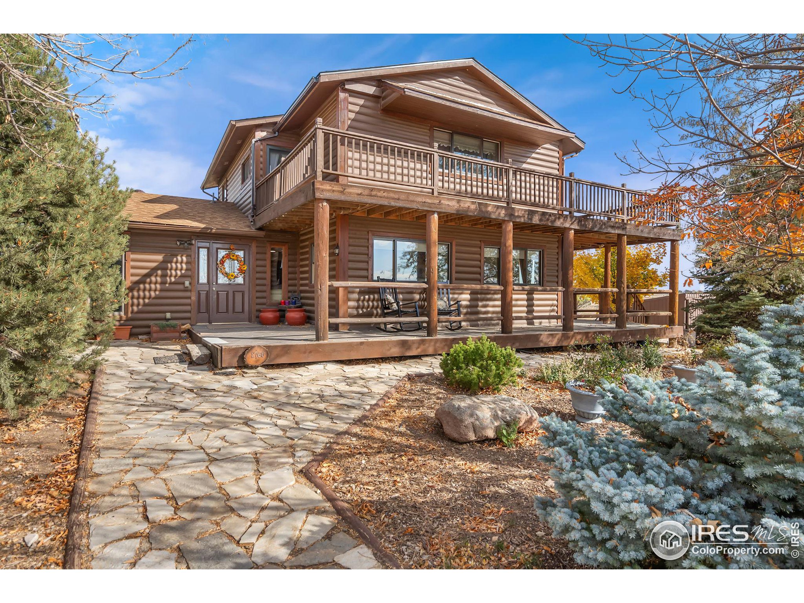 a view of a house with a patio