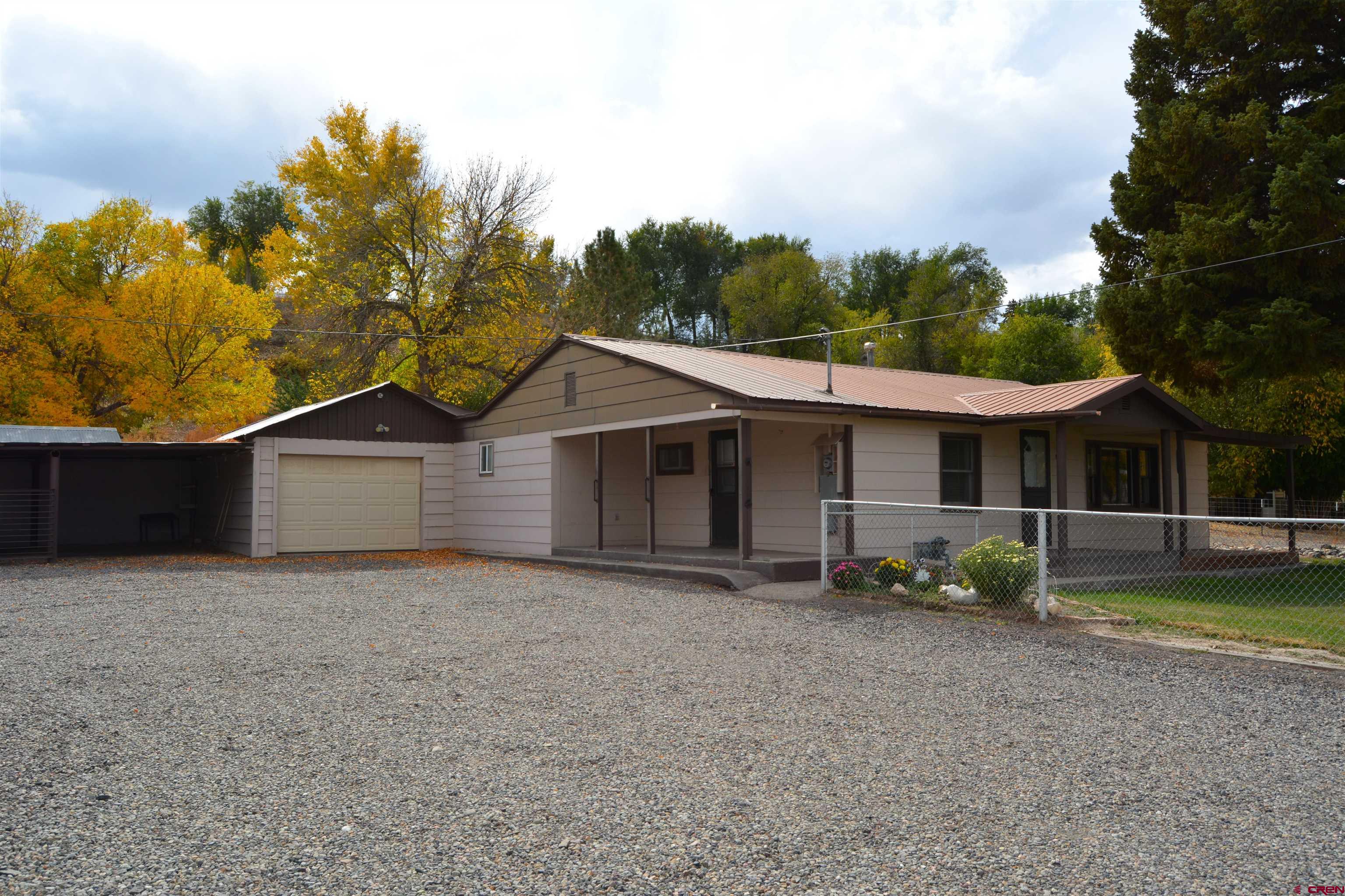 front view of house with a yard