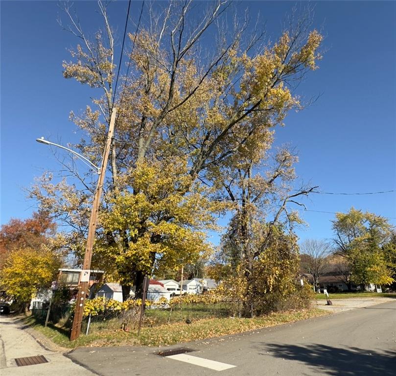 a view of a city street