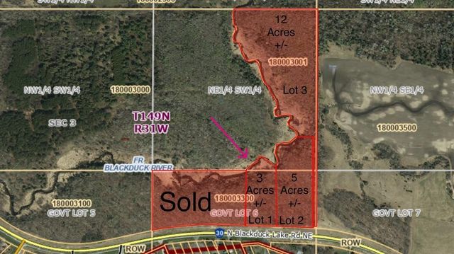 $75,000 | Lot 1 North Blackduck Lake Road Northeast | Hines Township - Beltrami County