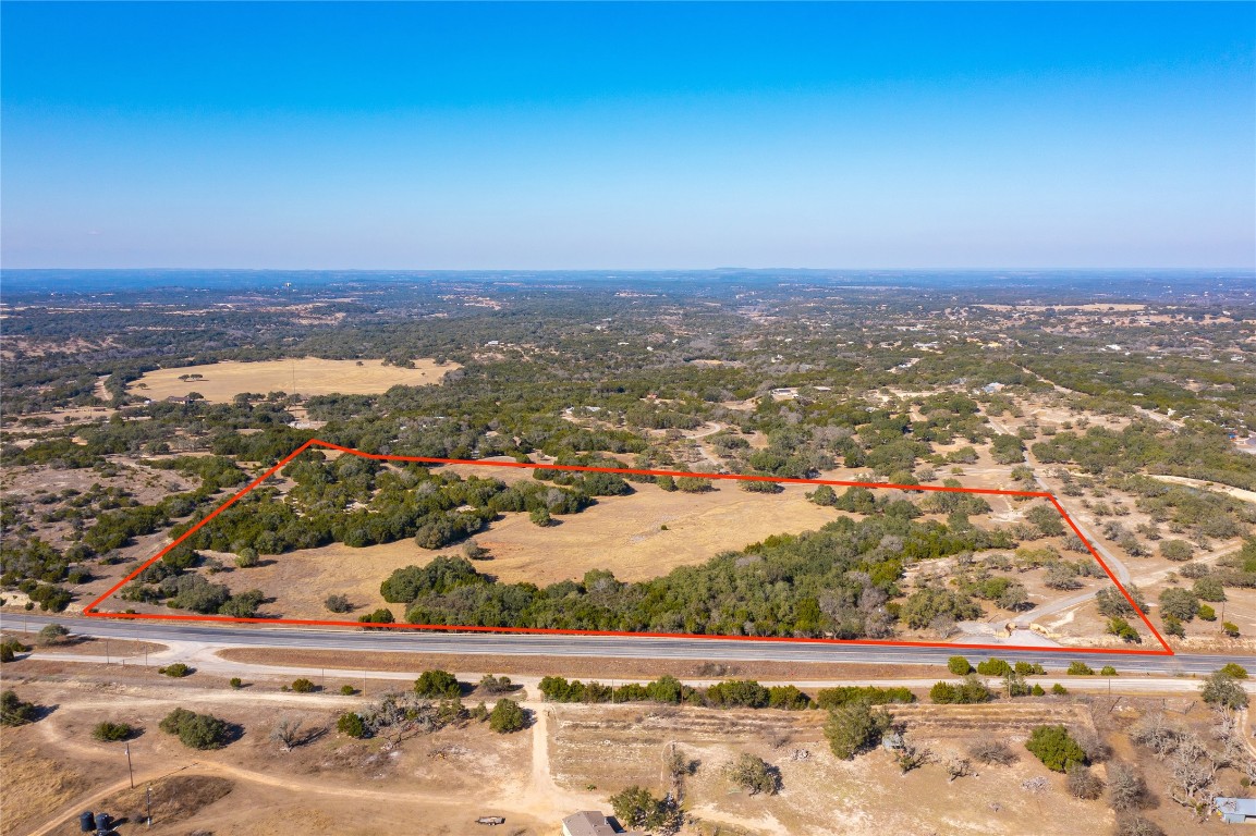 an aerial view of city