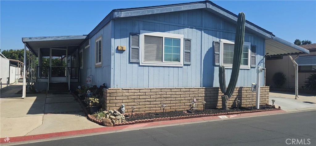 a view of front door of house