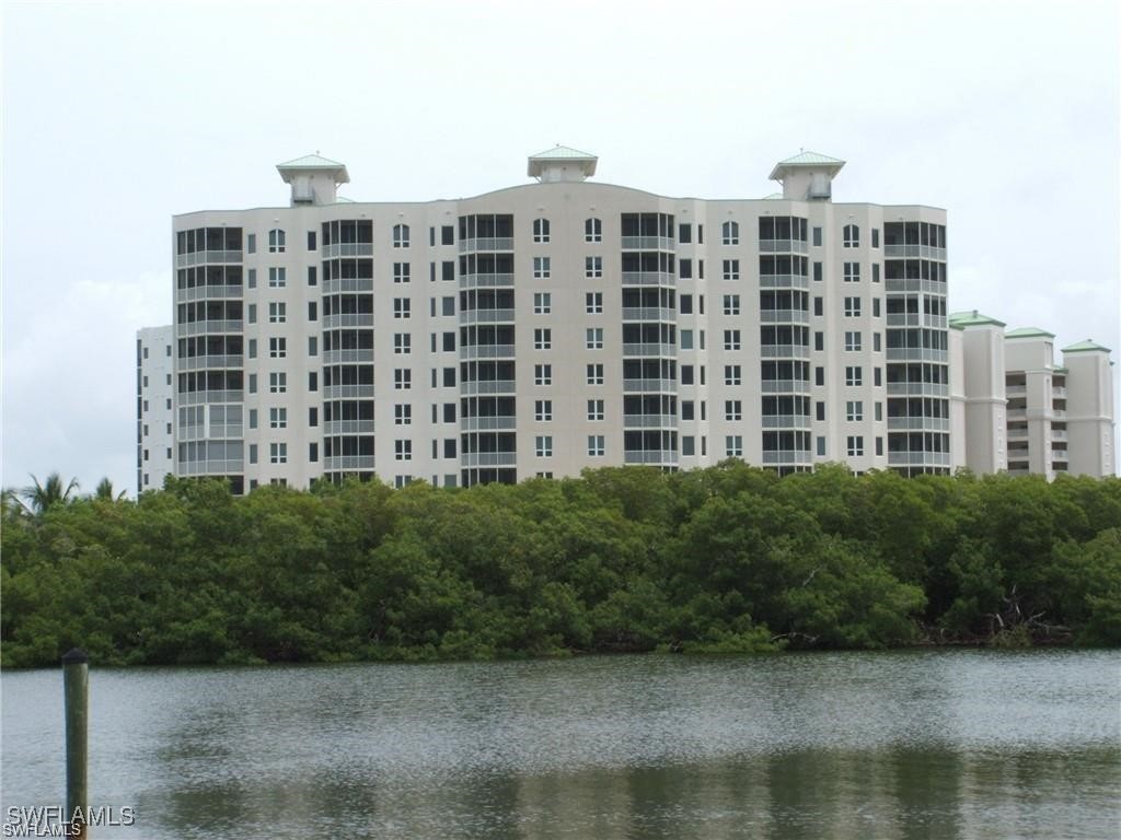 a view of a building with garden space